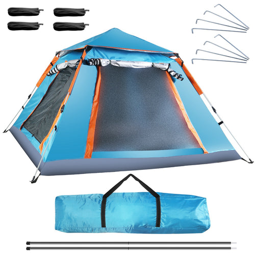 4-5 person family camping tent - view 1