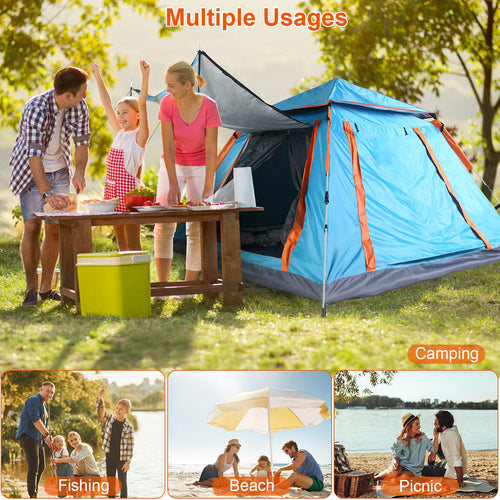 4-5 person family camping tent - view 2