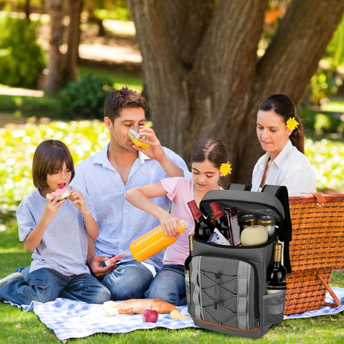36-can insulated cooler backpack - view 2